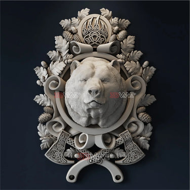GRIZZLY 3D STL - 3DWave.us
